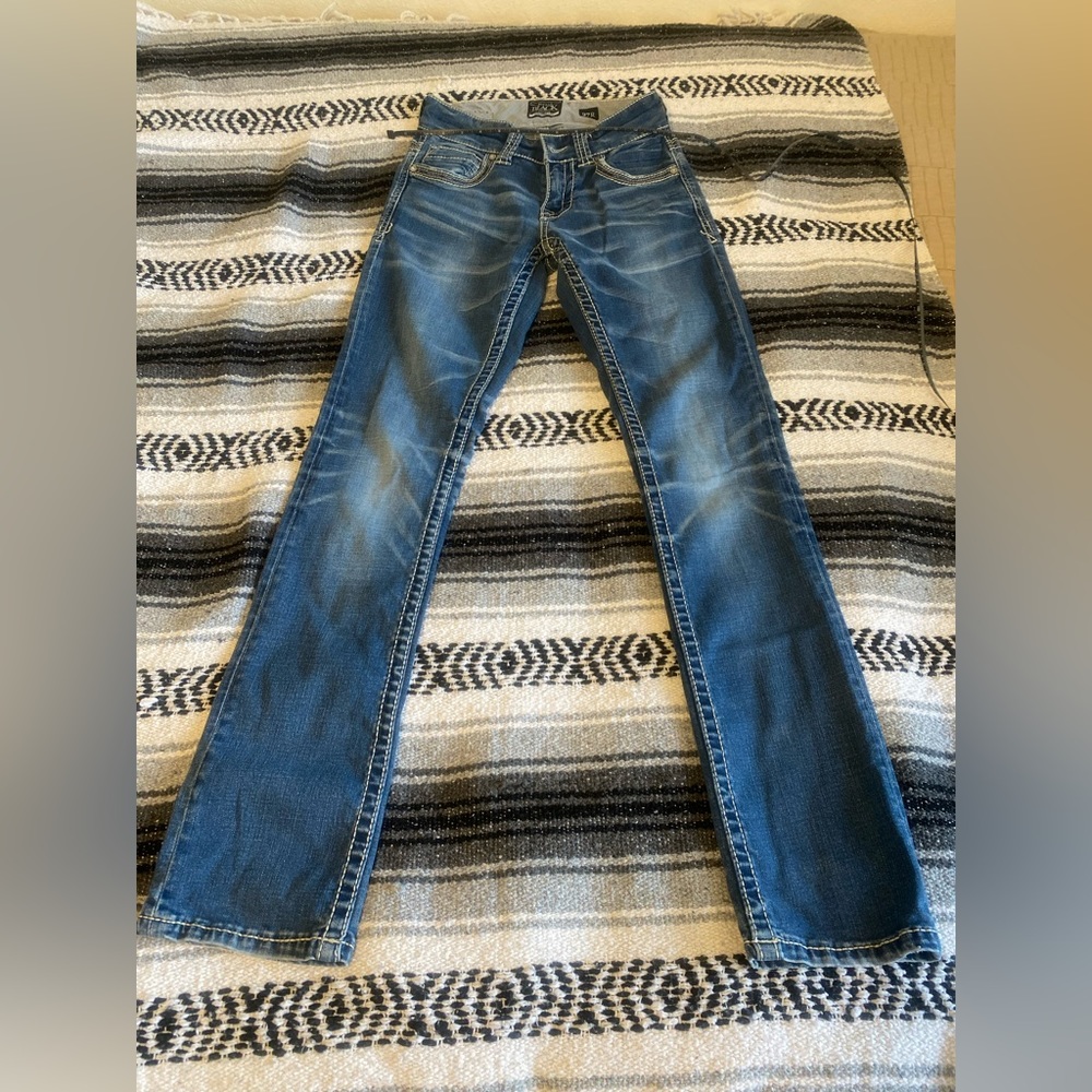 Buckle black fit no. 7 straight leg jean size 27 regular length